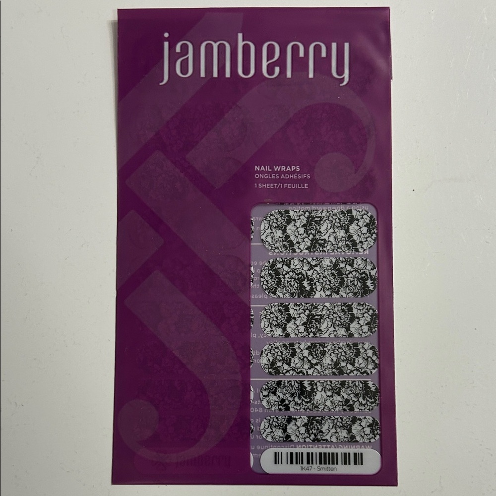 Jamberry Full Sheet Smitten Nail Wraps